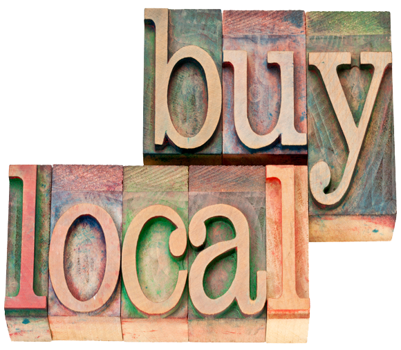 for holiday shopping buy local